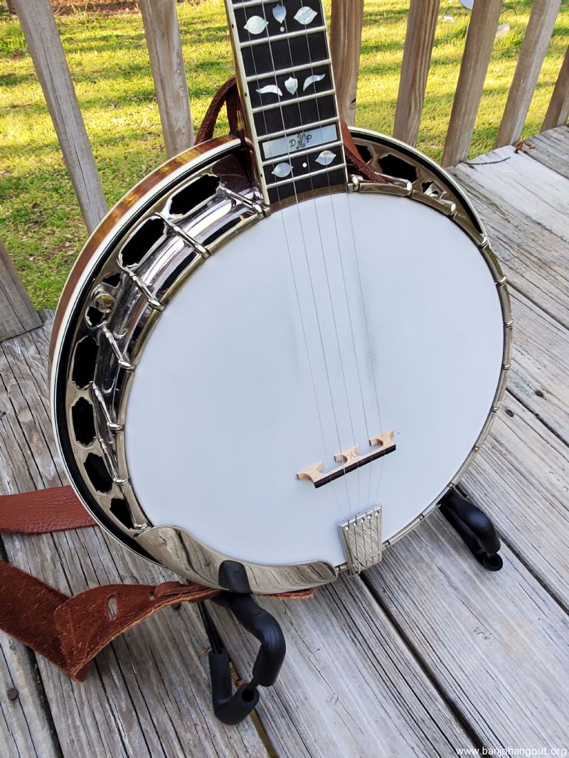 Hopkins Mahogany (J. Martin) Resonator Banjo Used Banjo For Sale at