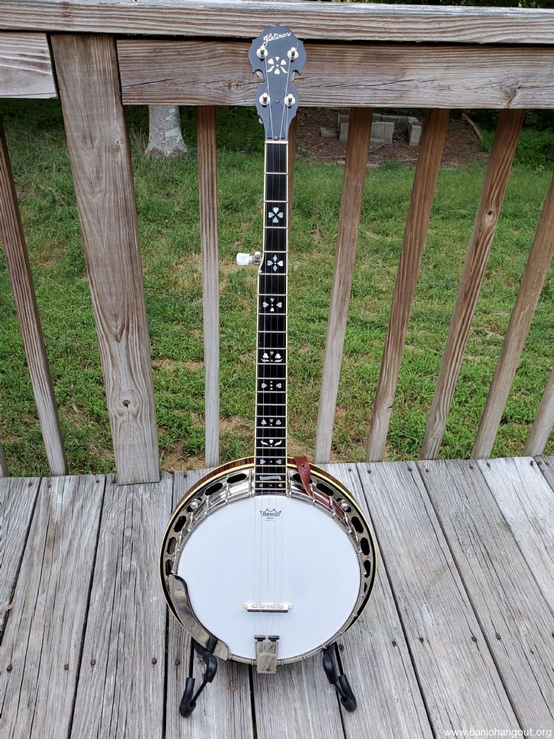 1989 Gibson Flatiron Sweetgrass Curly Maple Banjo Used Banjo For