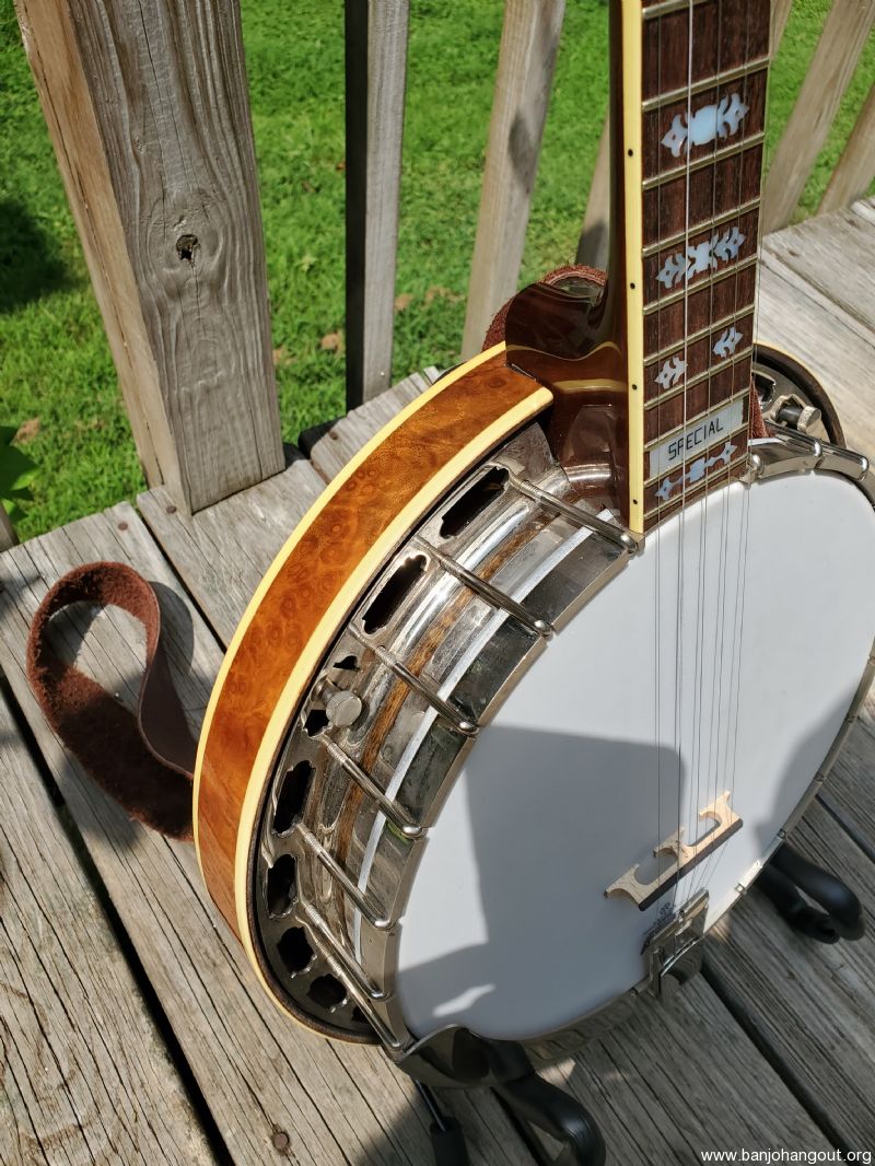 Hatfield Walnut "Special" Resonator Banjo pending Used Banjo For Sale