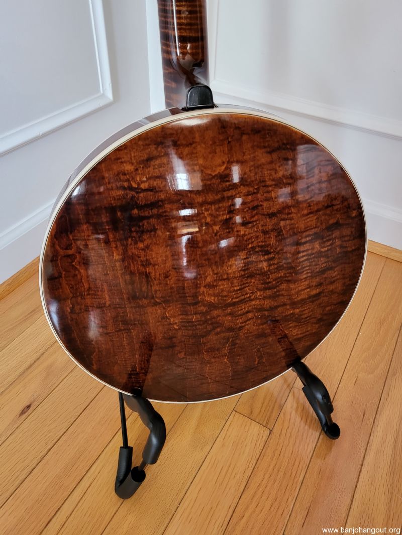 Cox Carolina Curly Maple Resonator Banjo w/Keith Dtuners (reduced