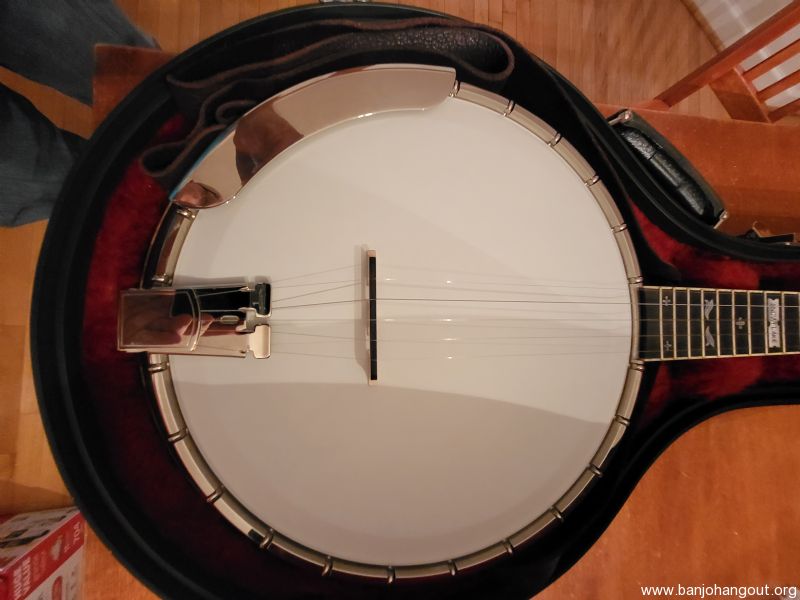 Janish Walnut Archtop Resonator Banjo Used Banjo For Sale at