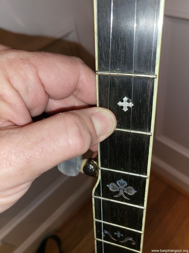 Janish Walnut Archtop Resonator Banjo Used Banjo For Sale at