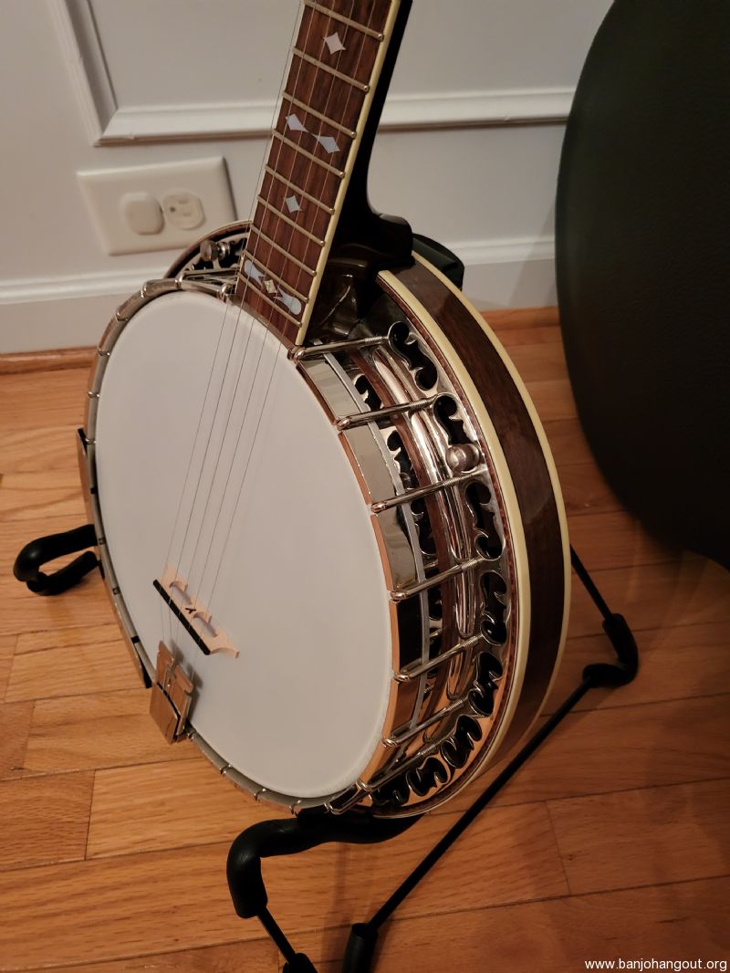 Ome Southern Cross Mahogany Resonator Banjo Used Banjo For Sale at