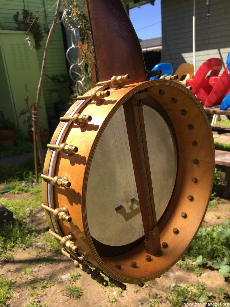 Rickard Dobson 11" Walnut Neck, Thin walled pot (VIDEO) Used Banjo