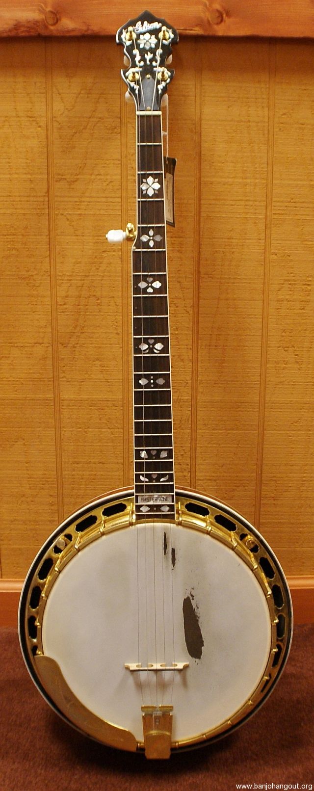 Gibson Granada Hearts and Flowers Banjo Used Banjo For Sale from