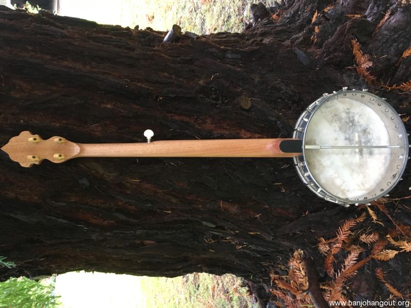 SALE PENDING "Upcyled" 5 String Banjo Old Pot/New Neck Used Banjo For Sale at