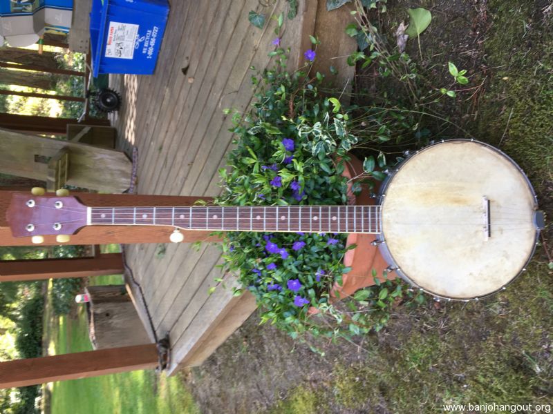 Old 5 String Open Back Banjo Low Price LK! Used Banjo For Sale at