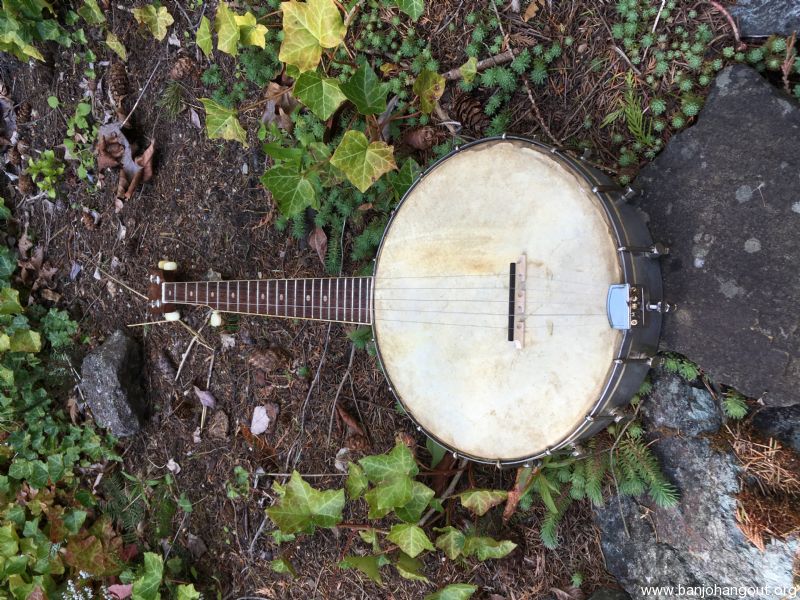 Old 5 String Open Back Banjo Low Price LK! Used Banjo For Sale at