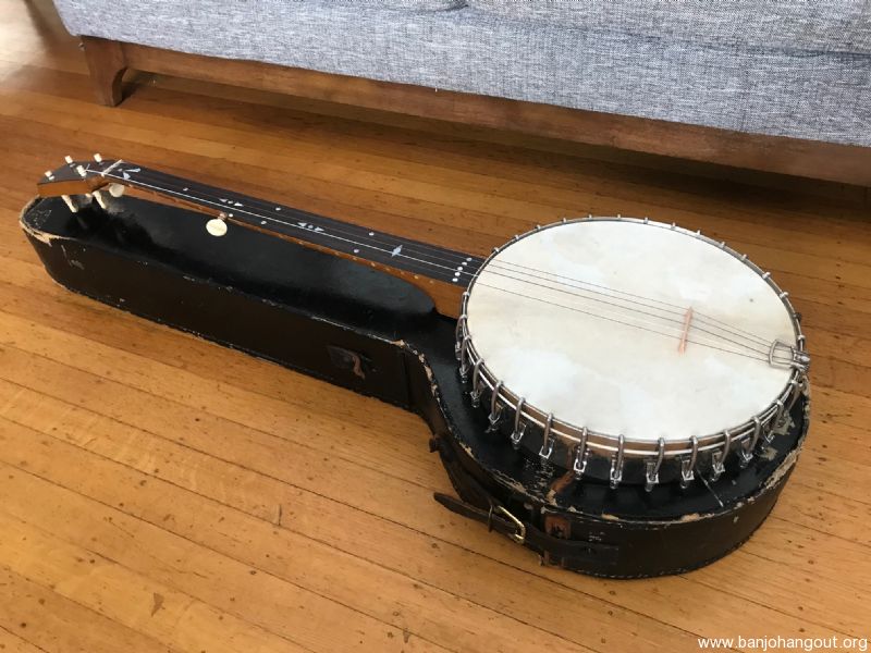 For Sale W. Temlett Fretless 5 String Banjo TIME CAPSULE