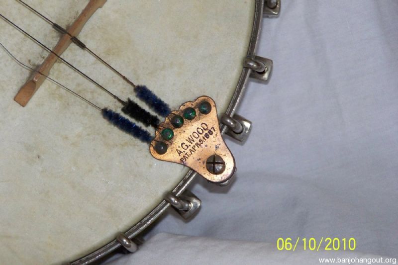 Antique AG Wood/Beau Brummel Banjo Late 1800's/Early 1900's Used