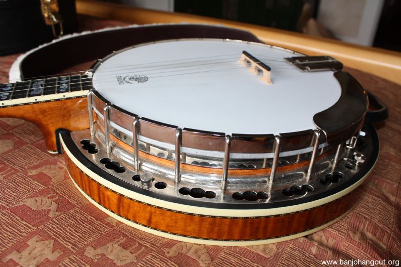 Deering calico banjo for cheap sale