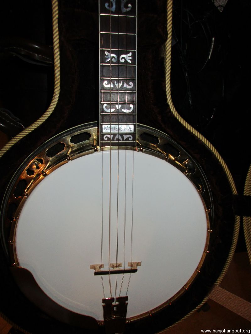 Fitch Masters Five GoldPlated Banjo 1500 Used Banjo For Sale at