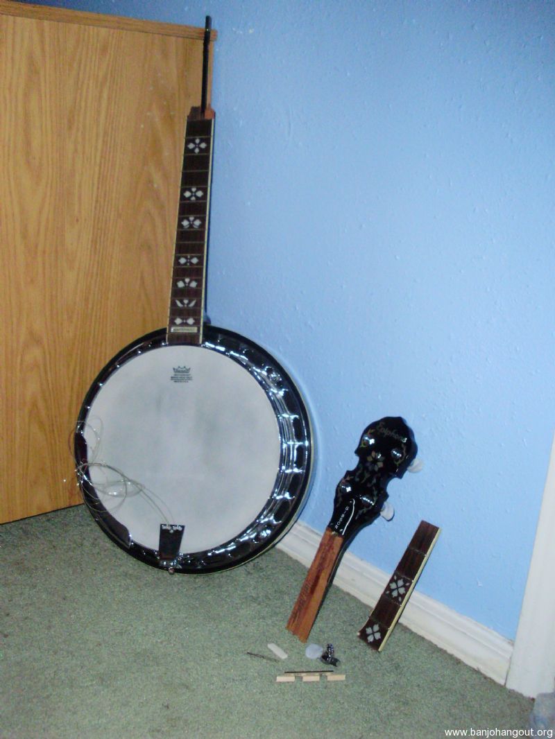 broken epiphone 250 Used Banjo For Sale at