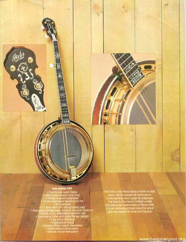 Iida 240 Banjo for Sale Used Banjo For Sale at
