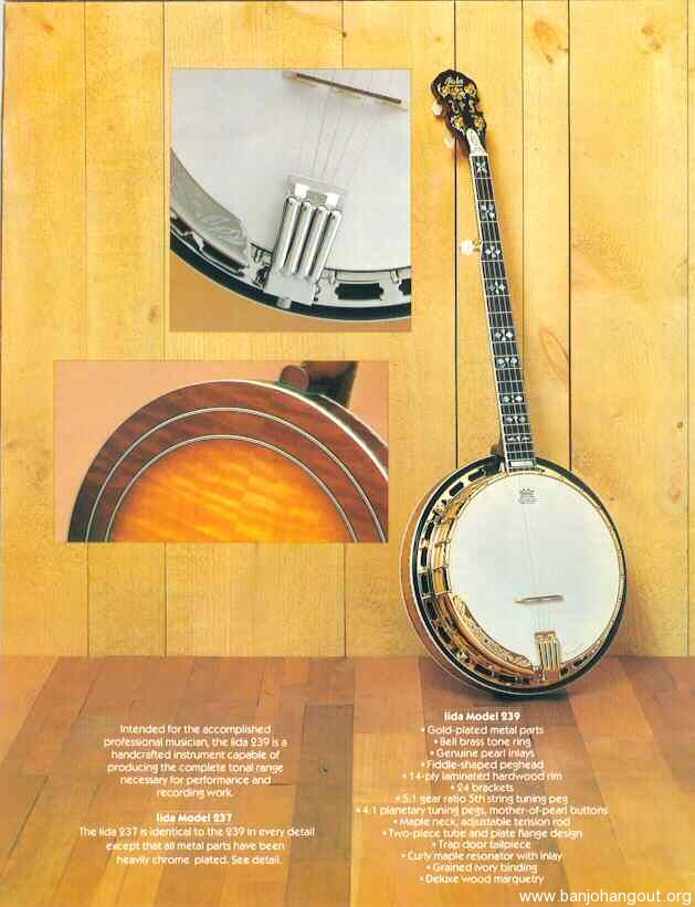 Iida 237 Banjo for Sale Used Banjo For Sale at