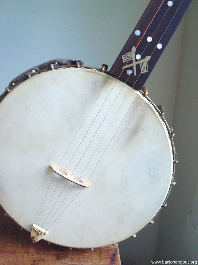 Fretless 1880's English Banjo for saleSOLD Used Banjo For Sale at