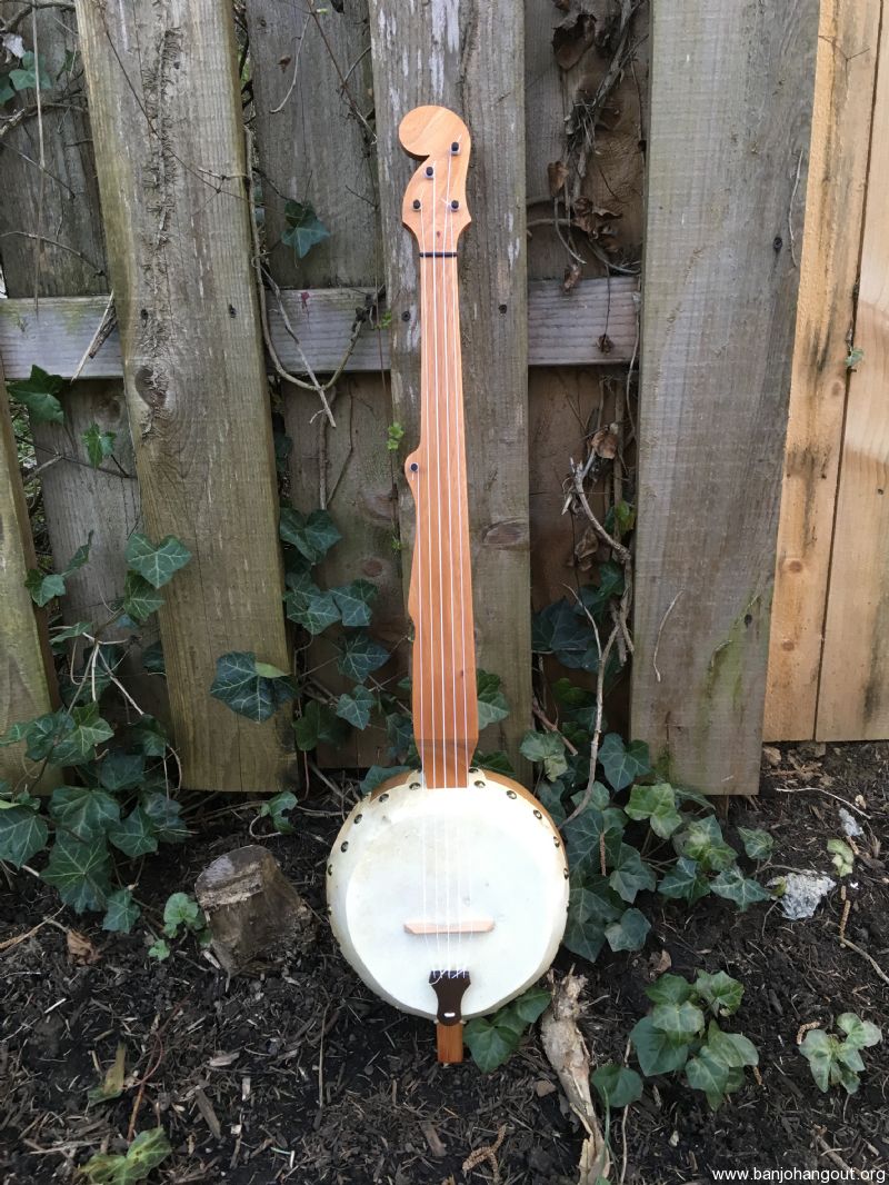 Fretless Gourd Banjo by Nate Calkins Used Banjo For Sale at