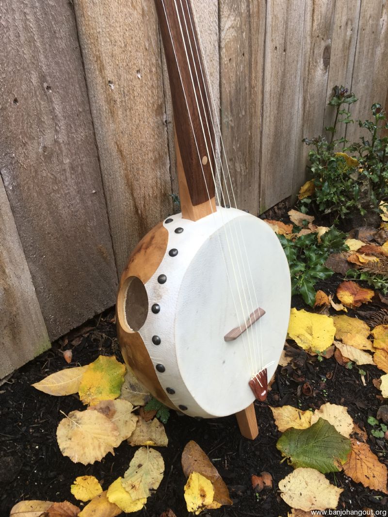 Gourd Banjo by Nate Calkins Used Banjo For Sale at