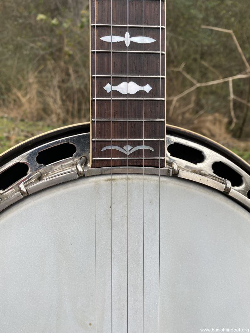 1935 Gibson RB1 w/ Factory Original Leaves & Bows Inlay Used Banjo