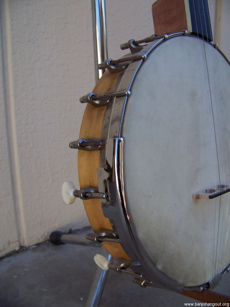 Fretless Banjo recent neck on old pot On Hold Used Banjo For Sale at