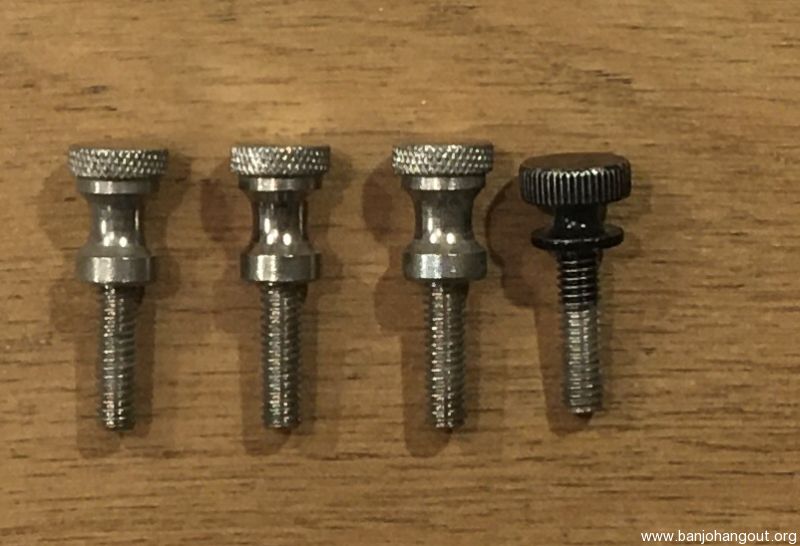 PRICE REDUCED! Nechville Thumbscrews for resonator attachment set of