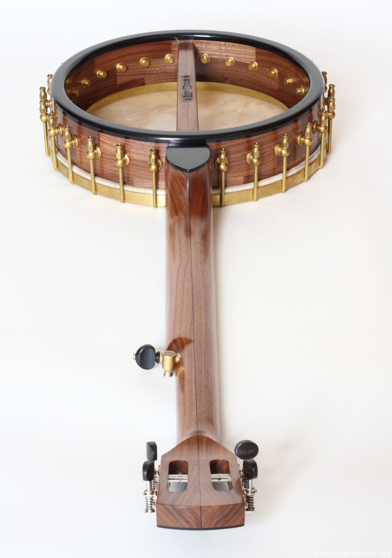 Ballard Walnut, Dobson tone ring open back 25.5" scale Used Banjo For
