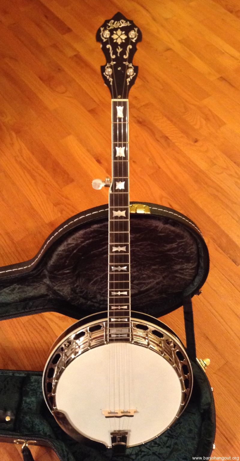 SOLD** 2009 Gold Star GF-200 (1952) Bow Tie - Used Banjo For Sale