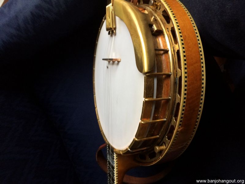 1928 Gibson Style 6 Checkerboard Flathead - Used Banjo For Sale