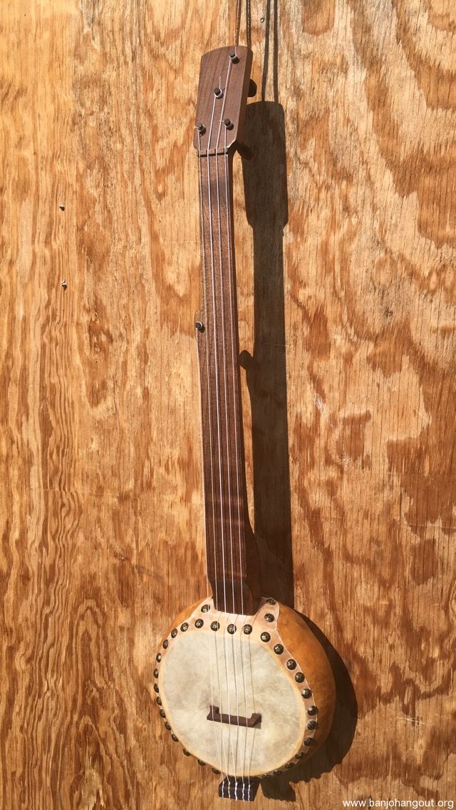 Walnut Gourd Banjo SOLD pending Used Banjo For Sale at
