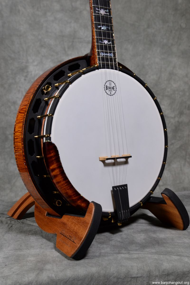 Bishline Claremont Deluxe Custom Banjo 2014 Mint Condition Used
