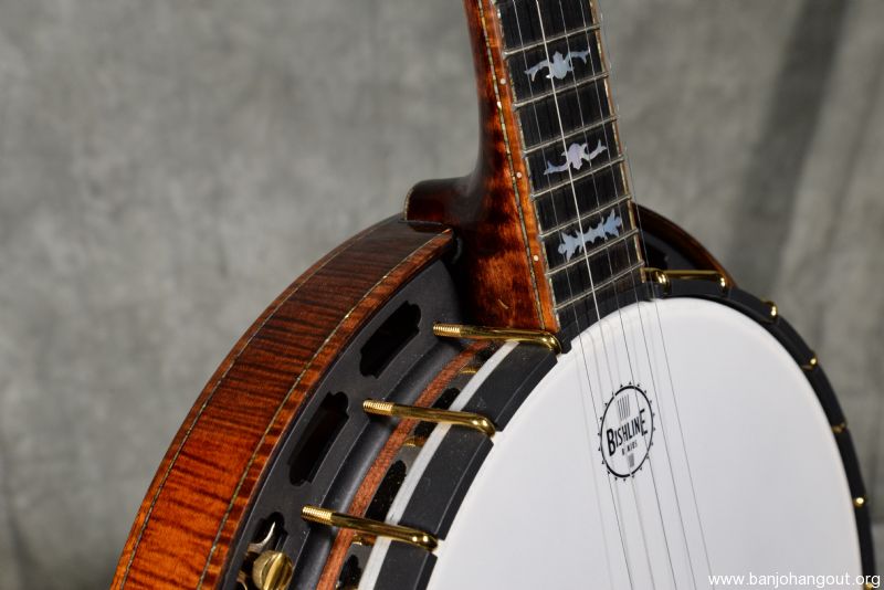 Bishline Claremont Deluxe Custom Banjo 2014 Mint Condition Used