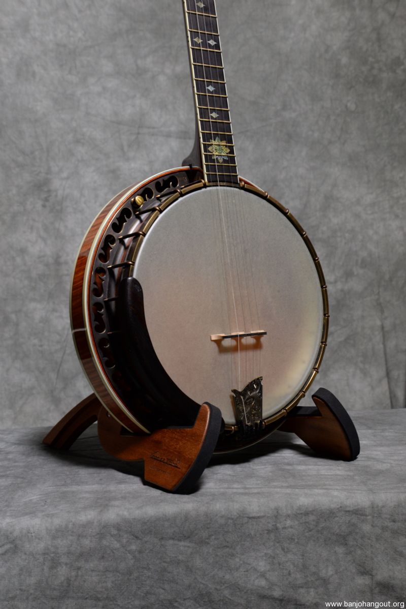 2012 Ome Omega Maple Antique Brass Hardware Used Banjo For Sale at