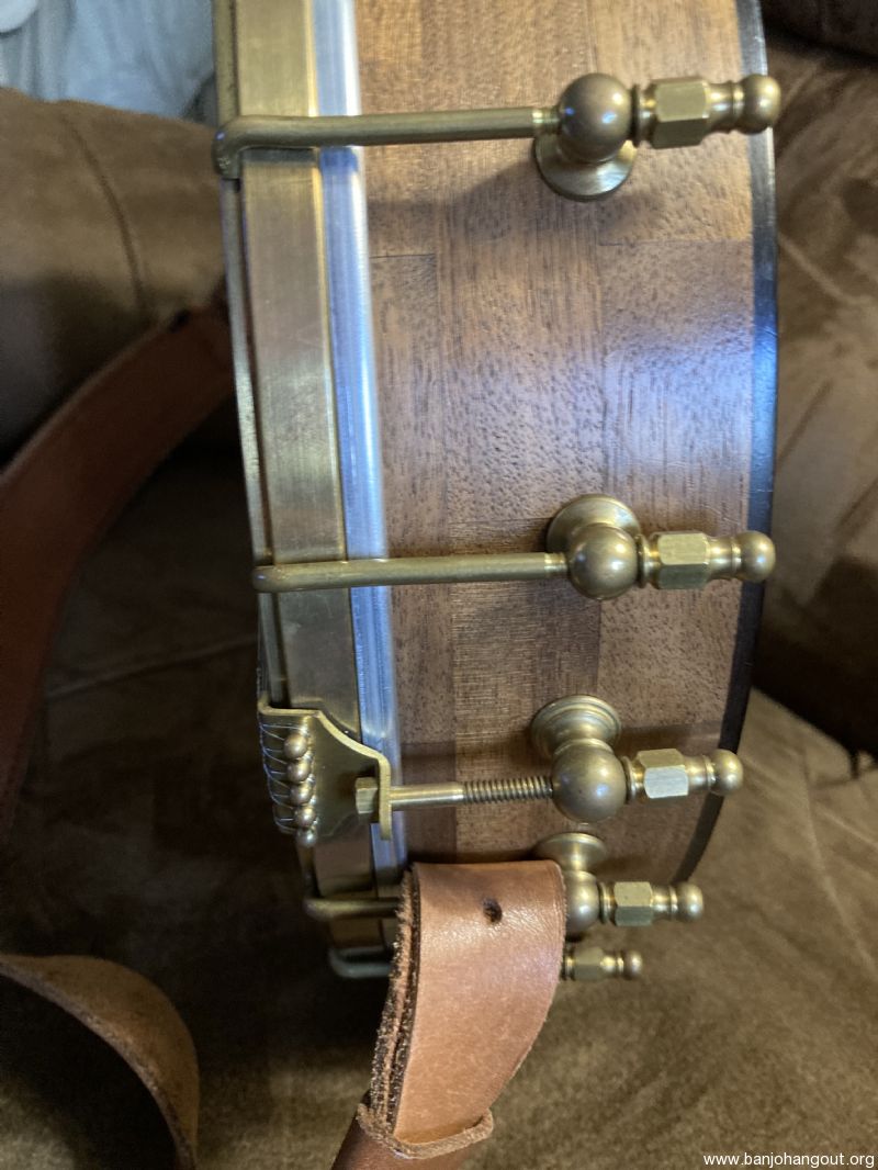 Ozark Banjo Company Walnut Banjo Used Banjo For Sale from Banjo Vault