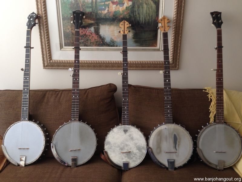 Arthritis Wins long neck 5 string collection for sale Used Banjo