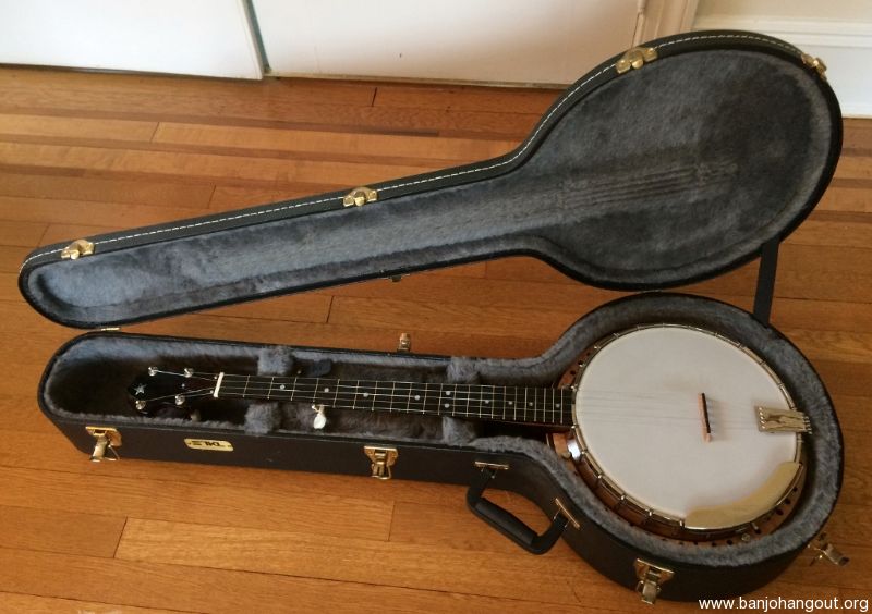 ROBINSON RESONATOR BANJO W/ WHYTE LAYDIE TONE RING Used Banjo For