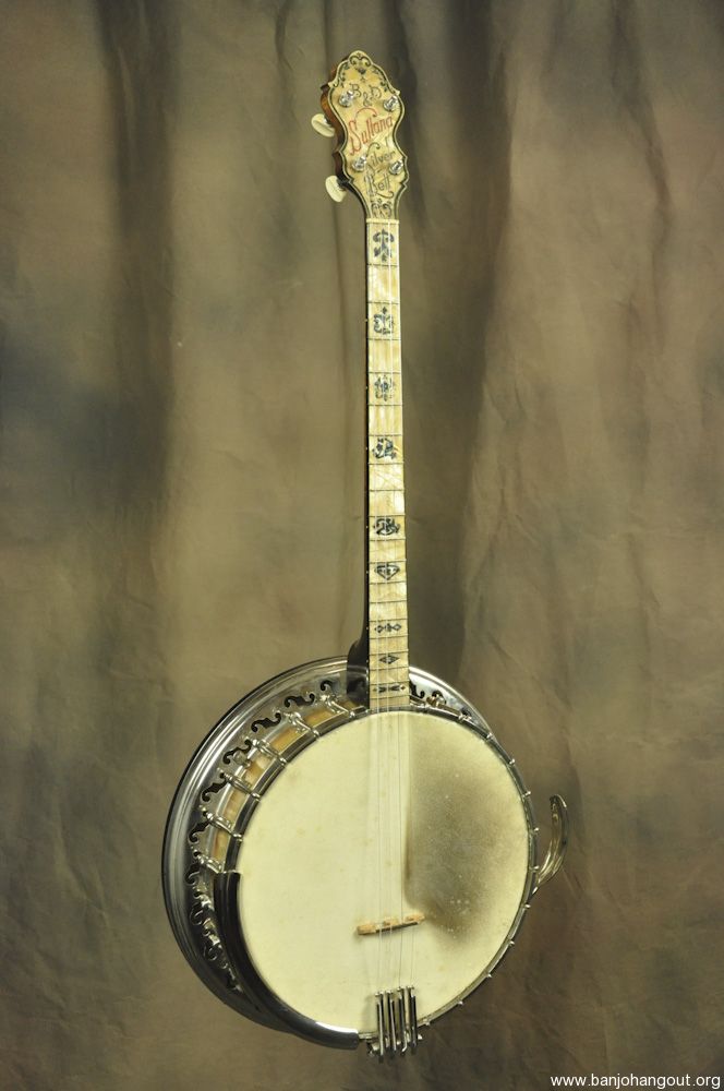 1929 B&D Sultana 1 Tenor Banjo Rare Original 3 Resonator Design