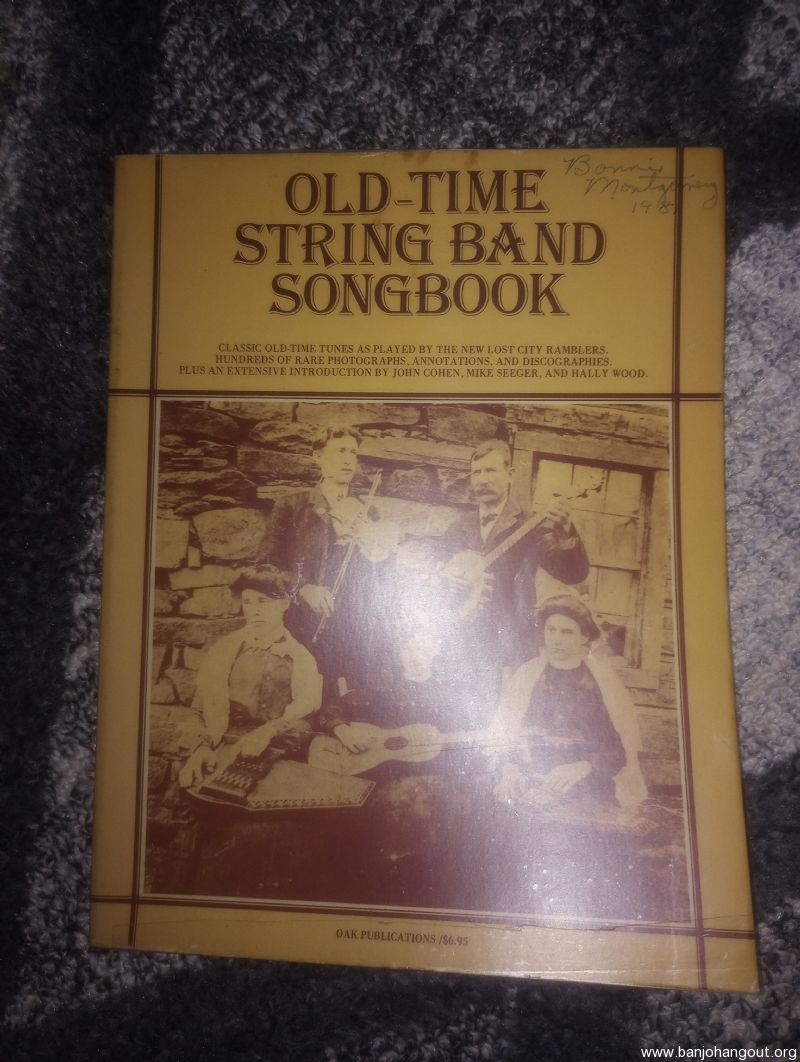 SOLD: Old Time String Band Songbook (Pending) - Banjo Hangout