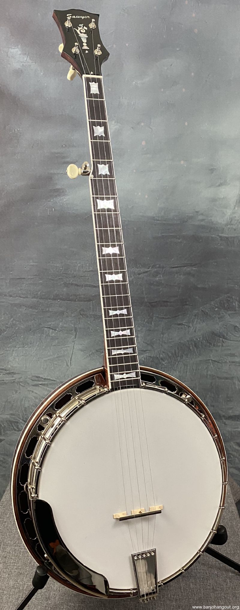 Sawyer Maple Custom Banjo Used Banjo For Sale at