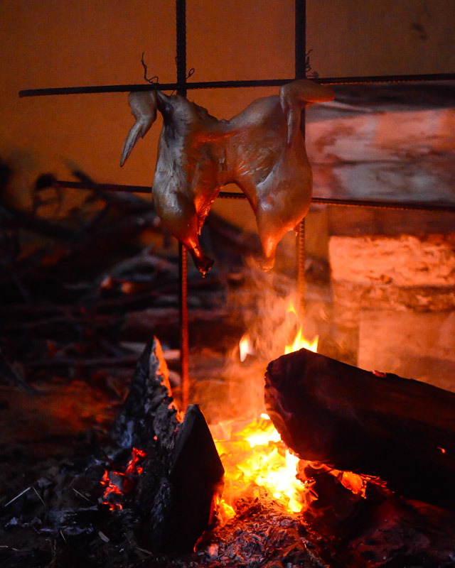 Chicken a la rebar