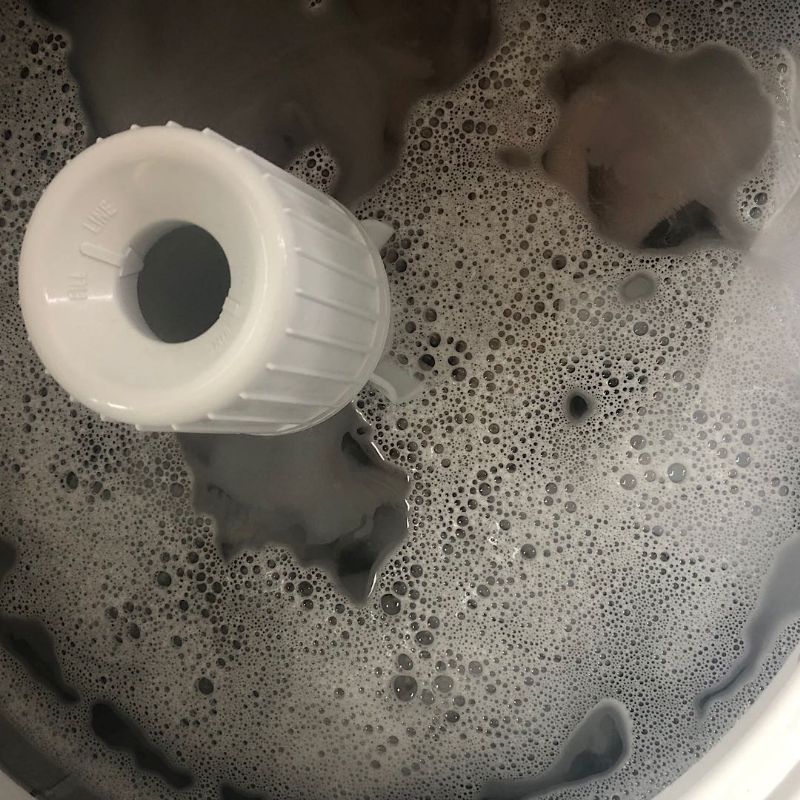 Soap suds coming out of washing machine standpipe. Discussion Forums