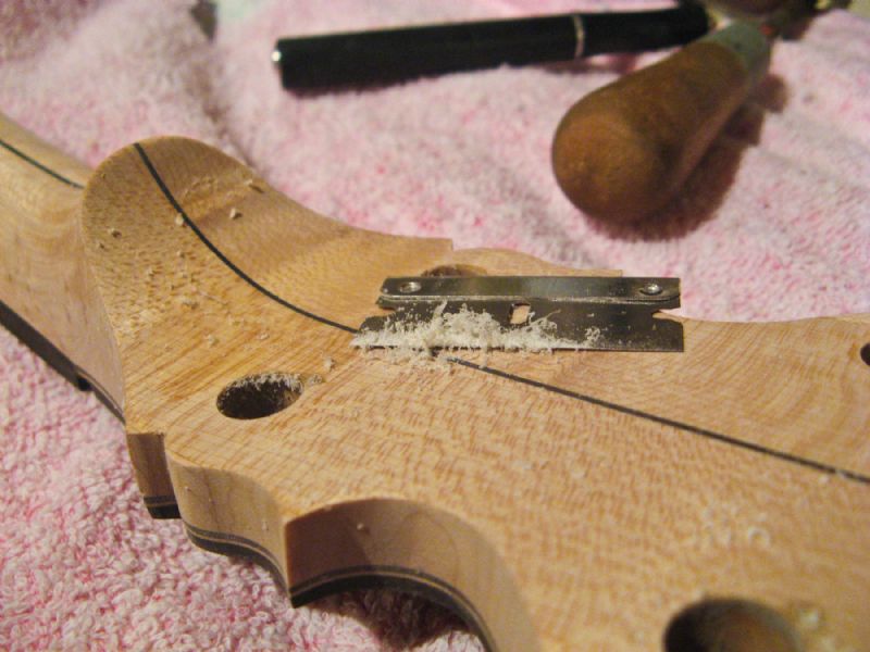 Removing lacquer with razor blade dpetrzelka's Photos Banjo Hangout