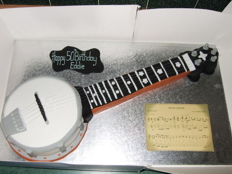 Banjo Birthday Cake Banjo Birthday Cake