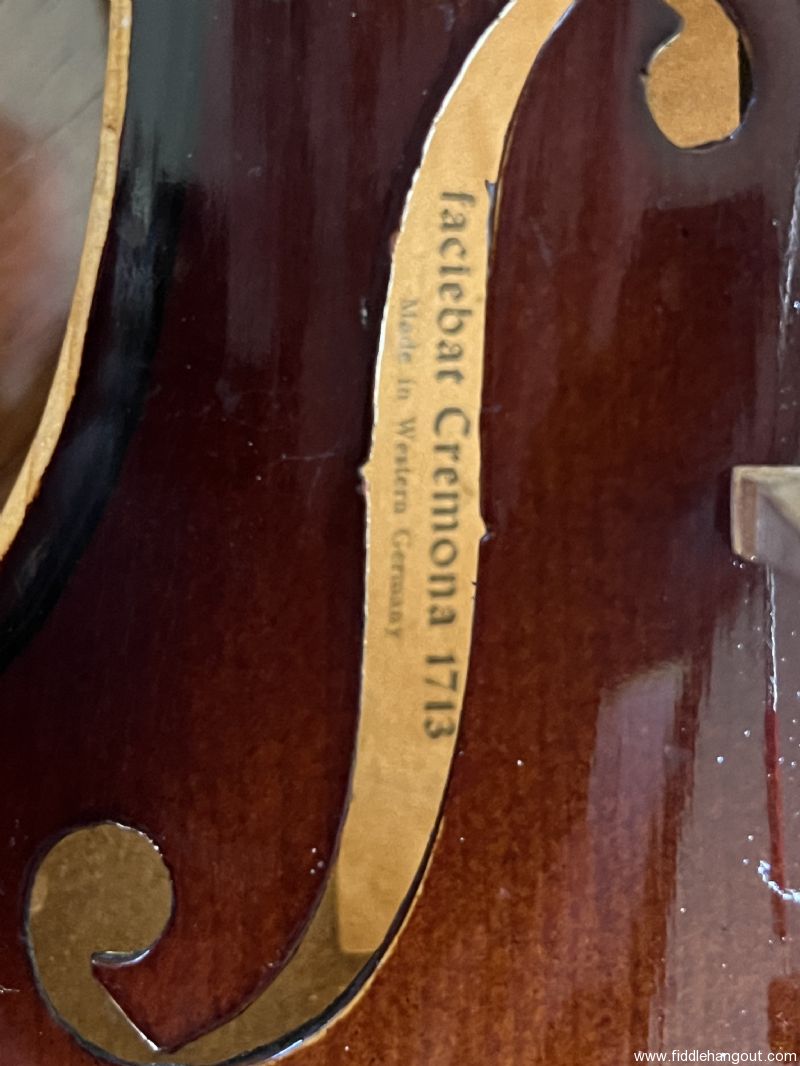 Antonius stradivarius 1713 hotsell