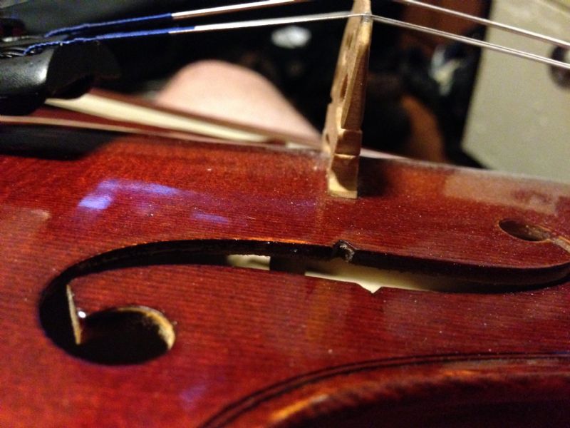 Sound post position looks good iBud's Photos Fiddle Hangout